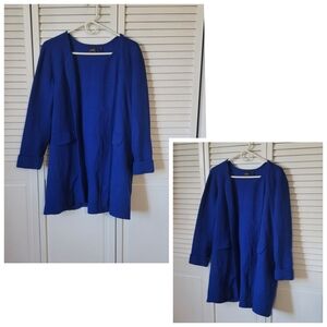 RAFAELLA Royal Blue Cardigan, Size XLP